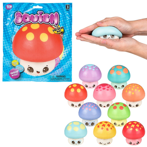 3.25" SQUISH MUSHROOM LLB Squishy Toys