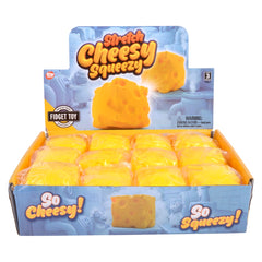 2.33" Squish And Stretch Cheese 12/Disp