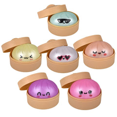 3.25" Squish And Stretch Metallic Surprise Dumplings