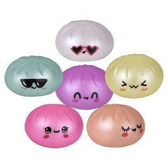 3.25" Squish And Stretch Metallic Surprise Dumplings