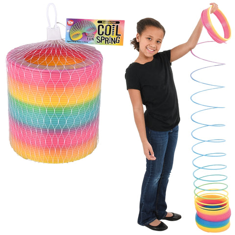 6" (150MM) JUMBO RAINBOW COIL SPRING LLB kids toys