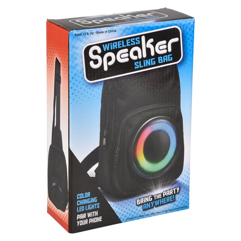 12" Wireless Speaker Sling Bag - LLB Toys
