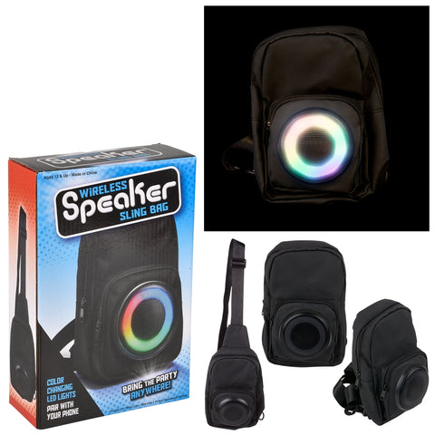 12" Wireless Speaker Sling Bag - LLB Toys