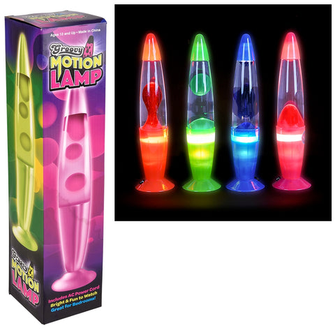 13.5" WAX MOTION LAMP ASSORTMENT (12PCS/CASE) LLB kids toys