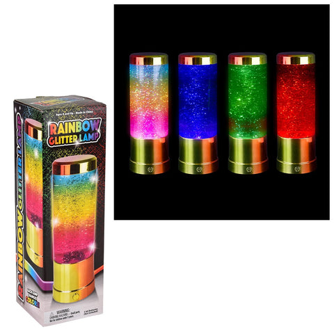 10" RAINBOW GLITTER TUBE LAMP LLB kids toys