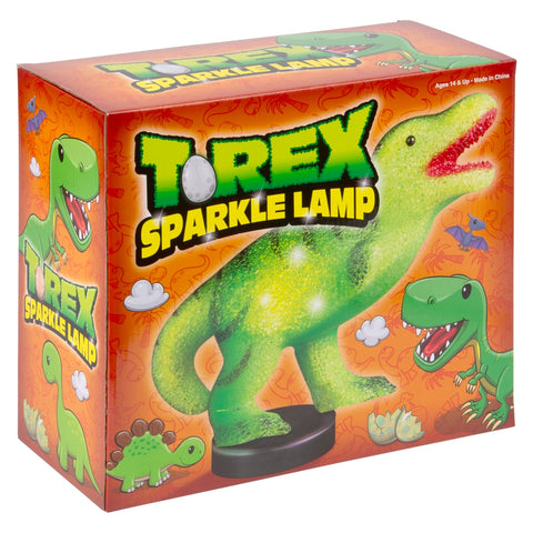 13" Sparkle T-Rex Lamp- LLB Toys