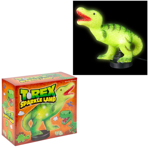 13" Sparkle T-Rex Lamp- LLB Toys