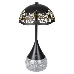 10.5" Victorian Glitter Lamp