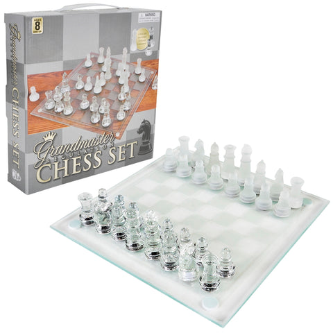 7.5" GLASS CHESS SET LLB Board Game