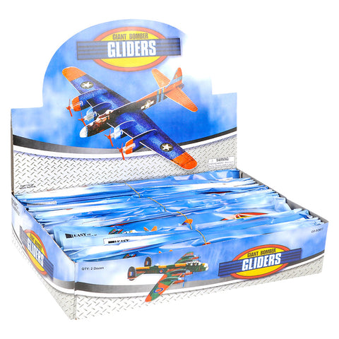 17" GIANT BOMBER GLIDER -  LLB  Toy Plane-Kids