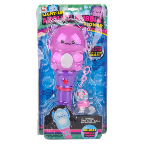 12" Light-Up Axolotl Bubble Wand LLB Light-up Toys