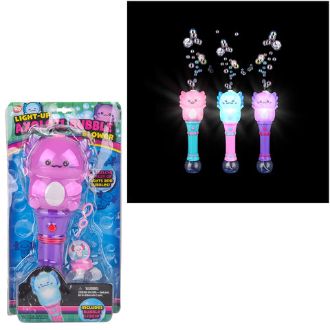12" Light-Up Axolotl Bubble Wand LLB Light-up Toys
