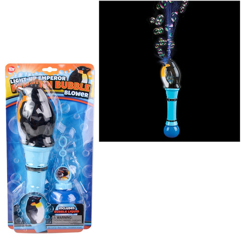 12" EMPEROR PENGUIN LIGHT-UP BUBBLE BLOWER LLB Light-up Toys