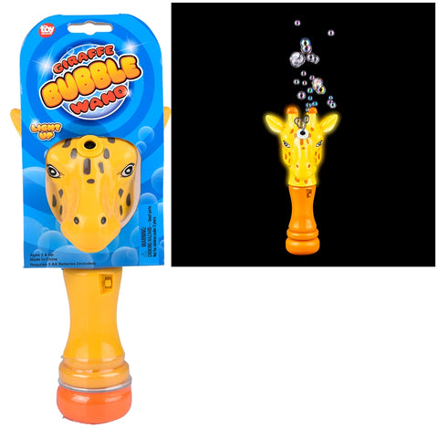 8" GIRAFFE LIGHT-UP BUBBLE WAND LLB Light-up Toys