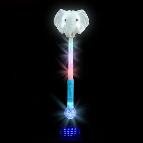 21" Light-Up Elephant Magic Ball Wand