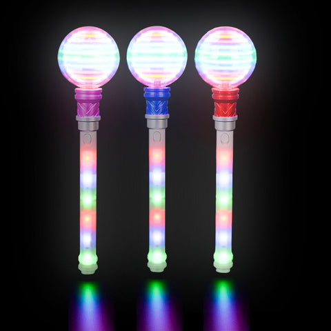 13.5" SPINNING MAGIC BALL WAND LLB kids toys