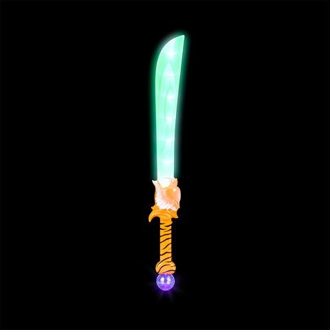 27" Light-Up Saber Tooth Tiger Sword LLB Light-up Toys