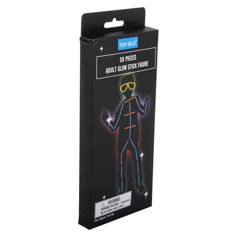 58pc Glow Figure Set - LLB Toys