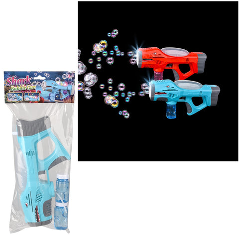 11.25" Light-Up Bubble Shark Blaster With Sound - LLB Toys