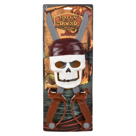 19" Jolly Roger Dual Sword Set - LLB Toys