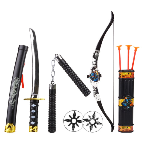 Ninja Play Set With Bow And Arrow - LLB Toys
