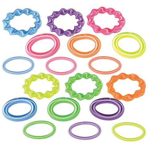 COIL SPRING BRACELET ASSORTMENT - LLB Toys