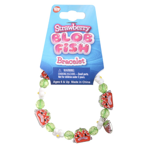Strawberry Blobfish Bracelet - LLB Toys