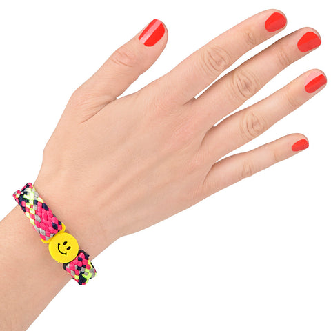 SMILE FACE BRAIDED BRACELET - LLB Toys