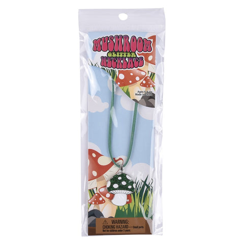 16" Mushroom Glitter Necklace - LLB Toys