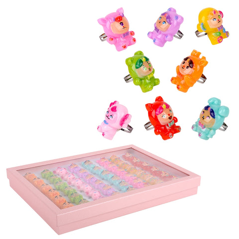 1" Doll Collection Plastic Rings - LLB Toys