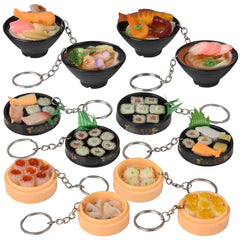 1.5" Asian Food Key Ring Assortment