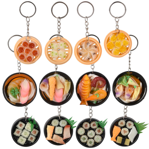 1.5" Asian Food Key Ring Assortment