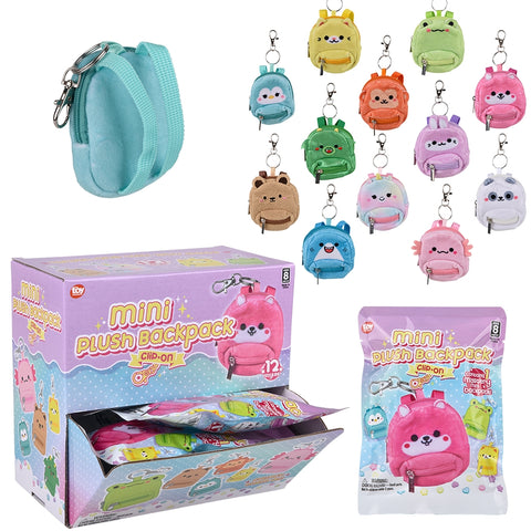 Blind Bag Mini Kawaii Plush Backpack Clip On 3" - LLB Toys