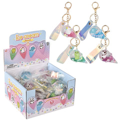 2.5" Kawaii Animal Ice Cream Liquid Clip On- LLB Toys