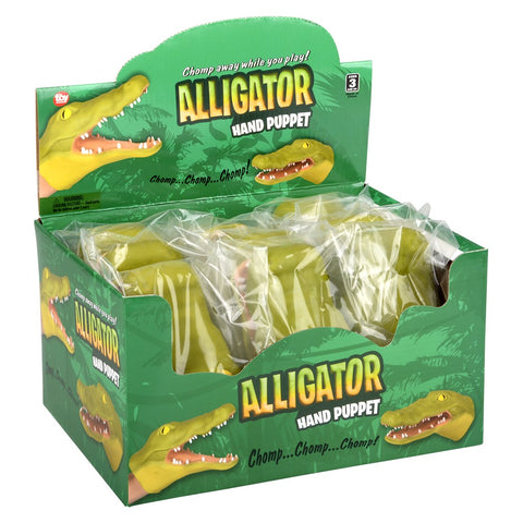 Stretchy Alligator Hand Puppet 6" LLB Puppets
