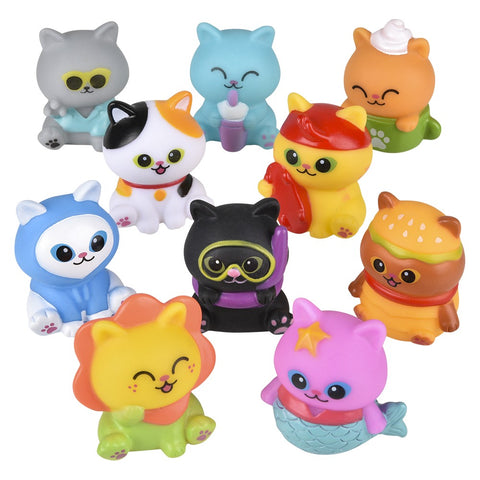 2" RUBBER ANIMAL ASSORTMENT IN CANISTER (72PCS/UNIT)