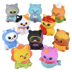 2" RUBBER ANIMAL ASSORTMENT IN CANISTER (72PCS/UNIT)