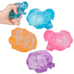 3.5" Squeezy Diamond Sugar Zoo Animals 12ct - LLB Toys