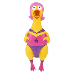 Big Rubber Chicken Collectible Mix 9.5" 60ct LLB kids toys