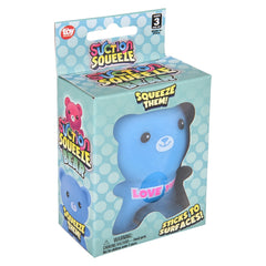 3" Suction Squeeze Bear 12ct - LLB Toys