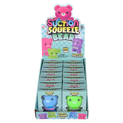 3" Suction Squeeze Bear 12ct - LLB Toys