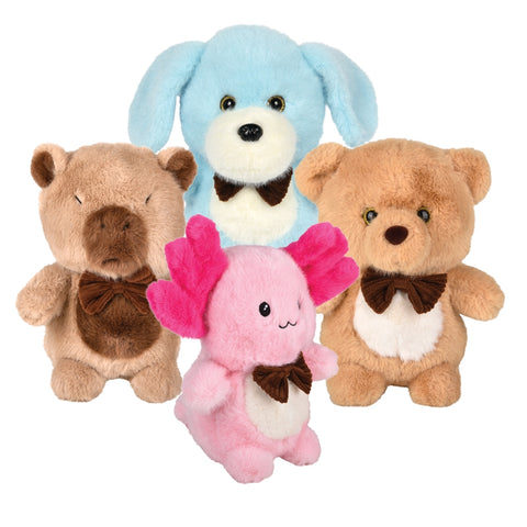 10"mink Bow Tie Animals Plush - LLB Toys