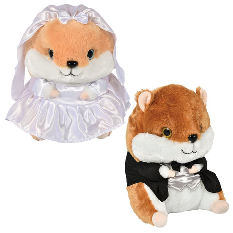 13" Bride And Groom Belly Buddy LLB Plush Toys