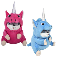 20" Dressed Hamster Unicorn  LLB Plush Toys