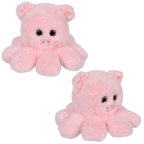 6.5" Octo-Pig Plush - LLB Toys