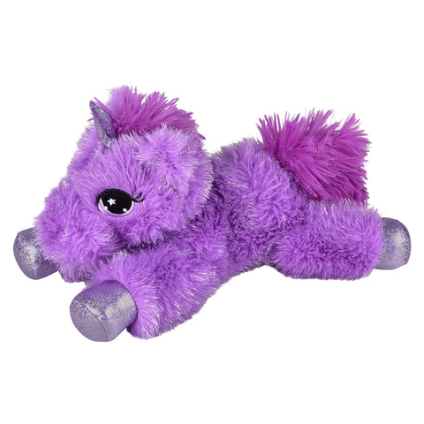 12" Mink Highlight Laying Unicorn Plush - LLB Toys