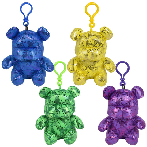 (T) 5.5" Geo Bear Backpack Clip