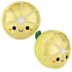 16" Lemon Plush Pillow
