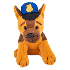 7" plush POLICE DOG