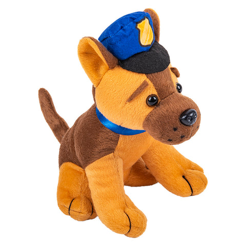 7" plush POLICE DOG